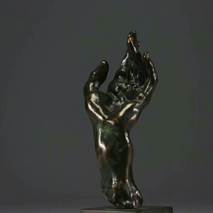 Statue de singe et de taureau en laiton faite à la main au prix d'usine - Product Image 2