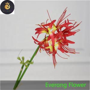 Vente en gros de fleurs artificielles <span class=keywords><strong>Higanbana</strong></span> Manzhushahua Décoration de fête de mariage en soie Centre de table Design de salle d'exposition pour la maison - Product Image 5