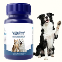 Tablet Multivitamin Hewan Peliharaan Label Pribadi OEM, Kunyah Lembut, Nutrisi, Suplemen Imunitas untuk Anjing dan Kucing