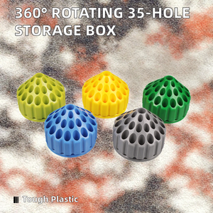 35 sta 35 delik döner Bur tutucu kutusu küçük dönen matkap ucu organizatör takı parlatma ve gravür araçları için - Product Image 3
