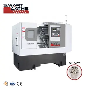 ST-52YT Smartlathe Best Quality Full Automatic Spinning CNC Lathe Machine With Power Turret