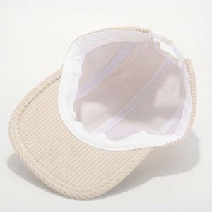 Arrival 5 Panels Fashion Men Vintage Corduroy Baseball Cap Flat Bill Hip Hop Sports <b>Hat</b> - Product Image 5