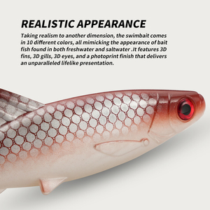 Señuelos de Pesca Suaves Simulados de 24g/56g con Ojos 3D, Señuelos de Pesca en Agua Salada para Pesca de Arrastre y Pesca en Barco, Señuelos de Natación para Venta al por Mayor - Product Image 4