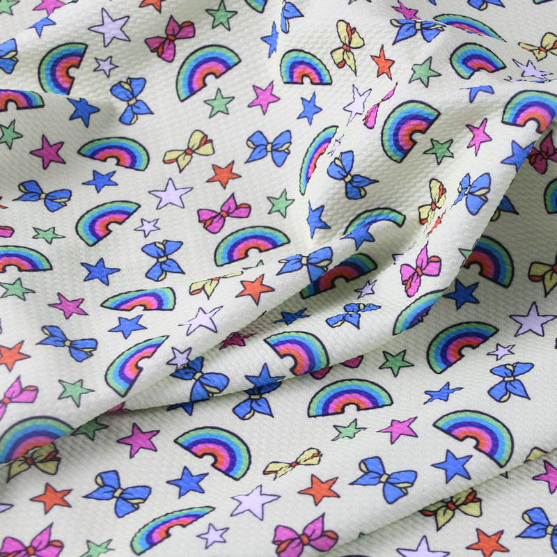 Designer Custom Print Design Cartoon Bullet Summer Proof Liverpool Bullet Fabric For Headbow