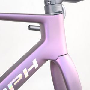 Peinture personnalisée en fibre de carbone super légère T1000 Disc Road Bike Frame TT-R18 UDH Hanger T47 Thread Max Tire 32C - Product Image 3