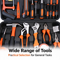 Ensemble d'outils professionnels, assortiment d'outils à main pour garage automobile, atelier de réparation, clé à molette réglable, clé hexagonale, accessoires