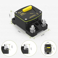 Interruptor de Circuito de 50-300 Amperios con Botón de Reinicio Manual, 48V CC, para Barco, Embarcación, RV, Yate