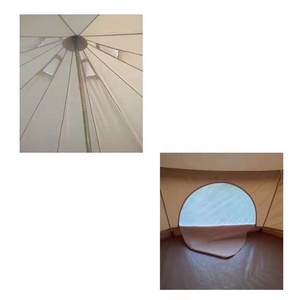 Tienda de Campaña Glamping de Lujo para las 4 Estaciones, Impermeable, de 3 a 7 Metros, de Lona de Algodón Oxford con Estructura de Acero, Tipo Yurta Mongol, para Turistas - Product Image 2