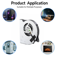 Ventilateur de refroidissement CPU CR70 Modèle 7745G avec roulement à billes LED noir 90x90x25mm Dissipateur thermique en plastique pour processeur
