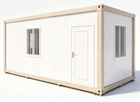 Maison conteneur démontable 20ft 40ft, cabine conteneur modulaire préfabriquée pour poste de garde, camp, bureau, kiosque