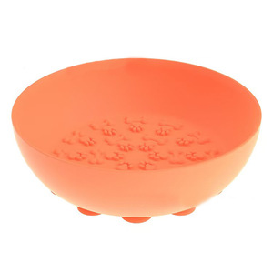 Bol anti-étouffement pour animaux de compagnie, alimentation lente, silicone de qualité alimentaire, antidérapant, rond, pour chats et chiens - Product Image 3