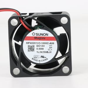 Ventilador Axial SUNON MF40201V3-1000C-A99 Eléctrico 40x40x20mm 12VDC 38mA 0.50W 5000RPM 6.3CFM con Rodamiento de Vapor para Gabinetes e Inversores - Product Image 1