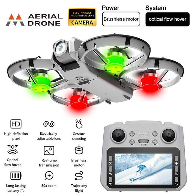 OEM ODM M2 360 Roll One-clickcontrol Screen-controlled Remote Control Camera 4k Aerialphotography Drone with Screen