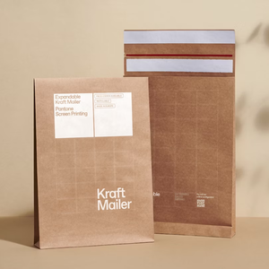 Personnalisable Entièrement Recycler Durable Kraft Papier Mailer Papier Sac avec Bande Adhésive - Product Image 1