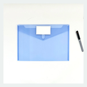 Tùy chỉnh nhựa túi tài liệu Pp A4 trong suốt phong bì Pocket Ví trường thư mục tài liệu rõ ràng tập tin Bag với Snap Nút - Product Image 4