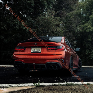 ชุดแต่งคาร์บอนแท้สำหรับรถยนต์ซีรีส์ 3 G20 ประกอบด้วย สปอยเลอร์หน้า ดิฟฟิวเซอร์หลัง กระจังหน้า สเกิร์ตข้าง และกระจกมองหลัง - Product Image 6