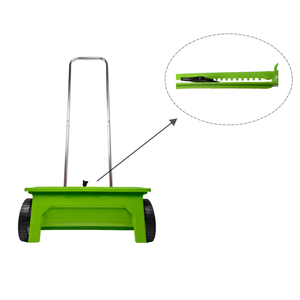 Outil de semis pratique Épandeur à roues poussé à la main Taux de réglage réglable Utilisation pour <span class=keywords><strong>semer</strong></span> des graines et des <span class=keywords><strong>engrais</strong></span> - Product Image 5