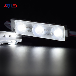 DC12V 1W/pièce Module d'injection LED IP68 étanche 2835 SMD 3 LED 7000K garantie de 5 ans pour la lumière de lettres de canal publicitaire - Product Image 1