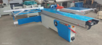 Scie à panneaux horizontale HOLZTECH de précision à table coulissante automatique, petite scie à bois, moteur 5,5 kW, diamètre de lame 300 mm, facile à utiliser