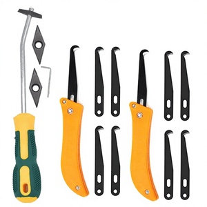 Outil professionnel pour carreleurs, pour le remplissage des joints de carrelage, le scellement des coins muraux et l'élimination des excès de mastic, avec un ensemble d'outils de calfeutrage de 14 pièces - Product Image 1