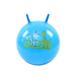 ลูกบอลกระโดดพีวีซีพิมพ์ลายคุณภาพสูง พร้อมหูจับ สำหรับเล่นกีฬากลางแจ้งและในร่ม ของเล่นสำหรับเด็กชายและเด็กหญิง - Product Image 3