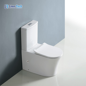 Juego de inodoro de cerámica de diseño moderno con <span class=keywords><strong>certificado</strong></span> de marca de agua P-Trap para renovación de baño en Tailandia, mercado de Yemen, estilo alemán - Product Image 3