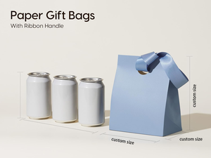 Juego de Bolsas de Regalo de Papel Surtidas con Asas de Cinta Reutilizables de 10 Colores para Niñas, Cumpleaños, Despedida de Soltera, Fiestas - Product Image 6