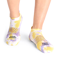 Chaussettes de cheville décontractées unisexes personnalisées, motifs nid d'abeille et tie-dye, tricot en coton, écologiques, respirantes, logo personnalisé sur le corps