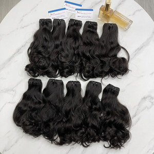 Extensiones de Cabello Humano Vietnamita 100% Liso Natural Marrón con Trama - Proveedor Líder - Product Image 1