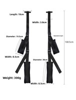 Bondage réglable pour adultes Balançoire de porte esclave sexy avec siège Sex Toys Love Slings pouvant supporter jusqu'à 300lb