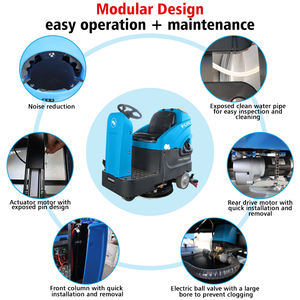Mini Hippo PC60-1 Équipement de nettoyage électrique 24V Nouvelle autolaveuse commerciale autoportée - Product Image 2