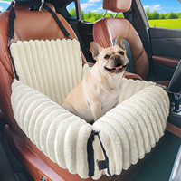 Siège de voiture pour chien amovible et lavable, en mousse à mémoire de forme, pour les voyages