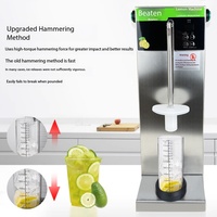 Commerciële volautomatische citroenverpletteringsmachine, gespecialiseerde fruit- en ijsblender voor melkthee-zaakketens