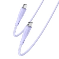 Yesido kabel Data silikon 1.2M 27W, pengisian cepat tipe-c ke IP Tricolor pilih dengan bebas tahan lama CA169