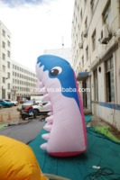 Sculpture gonflable personnalisée en forme de bouche de requin, gonflable publicitaire pour la décoration commerciale et les cabines photo
