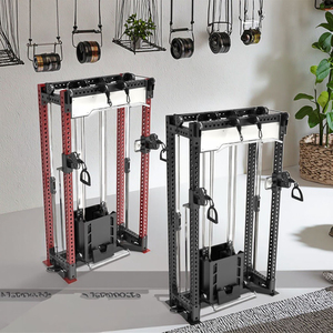 Máquina de entrenamiento de fuerza con cable cruzado y selección de carga por pasador, máquina multifuncional para gimnasio, equipo de gimnasio multifuncional - Product Image 4