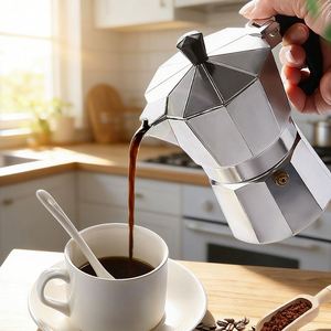 <span class=keywords><strong>Cafetera</strong></span> Clásica <span class=keywords><strong>Moka</strong></span> de Aluminio para 1/3/6/<span class=keywords><strong>9</strong></span>/12 <span class=keywords><strong>Tazas</strong></span>, <span class=keywords><strong>Cafetera</strong></span> Espresso para Estufa, Percolador de Café - Product Image 2