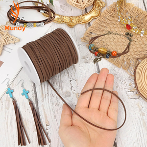 Cordón de Cuero Sintético para Hacer Joyas, Tiras de Cuero para Manualidades, Lazos para Decoración, Envoltura de Regalos, Cintas para Joyería, Atrapasueños - Product Image 6