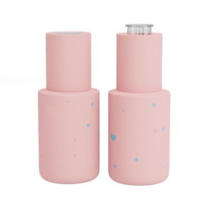 Botella de Vidrio Rosa Personalizada de 30 ml con Gotero para Suero para el Cuidado de la Piel, Otros Colores Disponibles para Envases de Cosméticos - Product Image 1