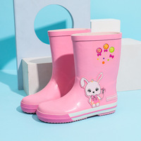 Bottes de pluie Wellington pour enfants, motif dinosaure mignon, imperméables, antidérapantes, séchage rapide, faible MOQ