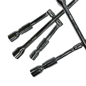 Clé à douille pliable à 4 voies pour démonter les écrous de roue de voiture, 17 mm, 19 mm, 21 mm, 23 mm, outils professionnels de réparation automobile - Product Image 4