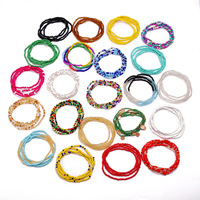 Chaîne de taille africaine tendance avec perles et cristaux, perles de taille bohèmes en cristal pour l'été, pour la perte de poids chez la femme