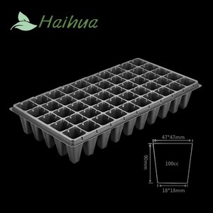 Plateau de semis en <span class=keywords><strong>PVC</strong></span> biodégradable pour serre agricole plateau de pépinière en plastique réutilisable pour les cultures de fleurs de plantes - Product Image 5