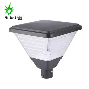 HiEnergy户外发光二极管庭院灯太阳能铝庭院灯优质带杆可选15W 20W