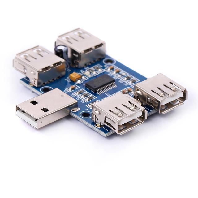DC 5V USB Hub USB2.0 Hub 4 Port Female Hub USB Expansion Board Module