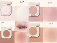 Poudre compacte contouring OEM pour le visage, maquillage yeux, paillettes, marque privée