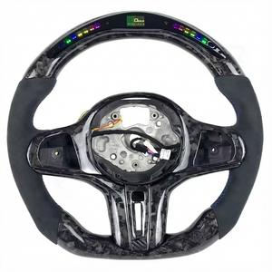 <span class=keywords><strong>Volant</strong></span> en fibre de carbone forgée avec affichage LED intelligent de régime <span class=keywords><strong>moteur</strong></span>, personnalisé et amélioré pour <span class=keywords><strong>BMW</strong></span> M3 M4 G20 G30 G80 G32 G34 G36 - Product Image 1