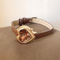 Montre iChumu pour femme en forme de cœur, cadeau confessionnel, bracelet en cuir de niche avec petit cadran, étanche, nouveau modèle 2025