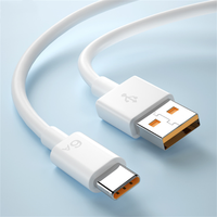 Vente en gros câble de chargeur de téléphone portable 6A 66W USB Type C câble de données pour Samsung Huawei Xiaomi