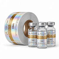 Autocollants personnalisés multi-formes, résistants à l'eau, imprimés en sérigraphie avec vernis UV sélectif, pour emballage de flacons OEM 3ml 5ml 7ml 10ml